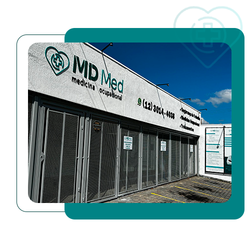 Fachada da clínica MD Medicina Ocupacional